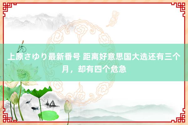 上原さゆり最新番号 距离好意思国大选还有三个月，却有四个危急