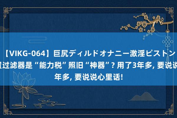 【VIKG-064】巨尻ディルドオナニー激淫ピストン DX 前置过滤器是“能力税”照旧“神器”? 用了3年多， 要说说心里话!