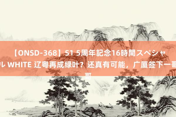 【ONSD-368】S1 5周年記念16時間スペシャル WHITE 辽粤再成绿叶？还真有可能，广厦签下一哥