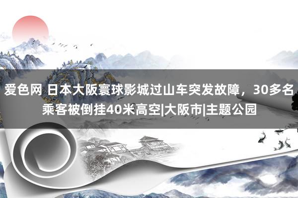 爱色网 日本大阪寰球影城过山车突发故障，30多名乘客被倒挂40米高空|大阪市|主题公园